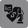 Chess and analytics icon representing digital marketing strategy and brand positioning.